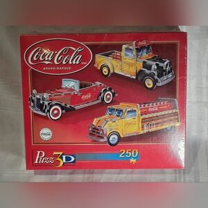 Coca Cola Vintage Truck 3D Puzzle - Red, Yellow, Black